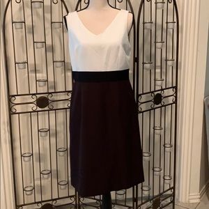 Cream, brown and black Professional dress